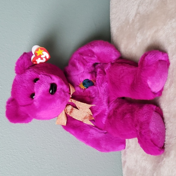 Ty Millennium Buddy & Beanie Bear Set🐻Plush Gift Kids Toy Rare Collectible, NWT - Picture 3 of 17